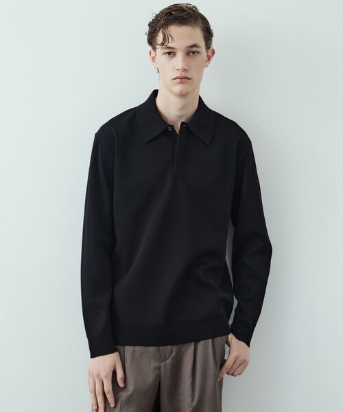 united tokyo MICRO WOOL リラックスポロ サイズ1 UNITED TOKYO（ユナイテッドトウキョウ） セーター ニット 「残り