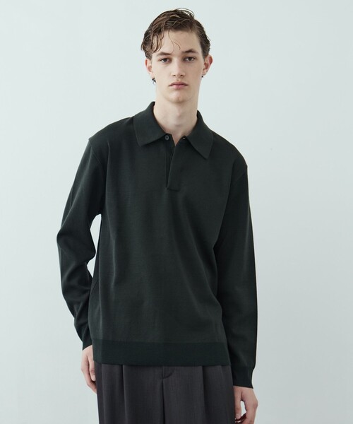 united tokyo MICRO WOOL リラックスポロ サイズ1 UNITED TOKYO（ユナイテッドトウキョウ） セーター ニット 「残り