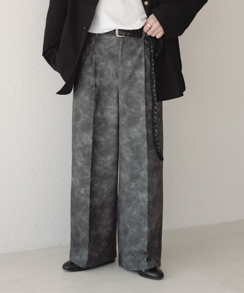 「epnok」 スラックス MEDIUM ブラック メンズ_画像7