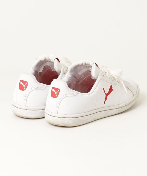 mmaamm購入23.5cm 37 PUMA（プーマ） ローカットスニーカー 23.5cm ホワイト×レッド メンズ