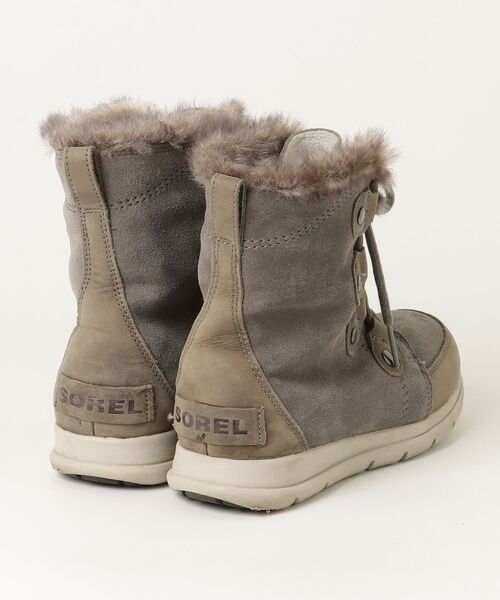 SOREL（ソレル） ショートブーツ 25cm グレー レディース : ZOZOTOWN