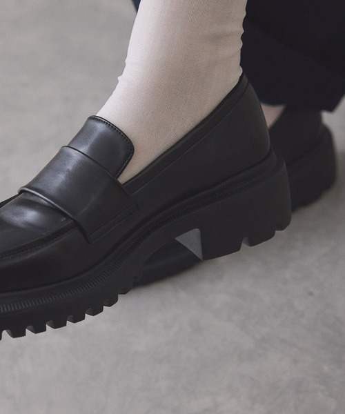 アダムエロペ　晴雨兼用ベーシックローファー　24.5 ADAM ET ROPE'（アダムエロペ） ローファー 晴雨兼用ベーシック