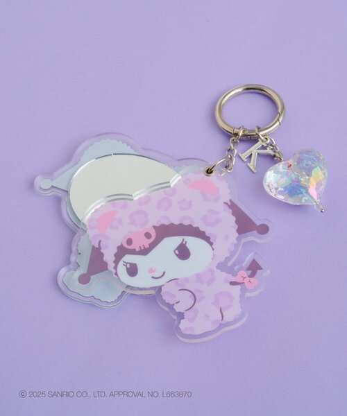sanrio（サンリオ） キーホルダー 「Kastane×Kuromi 」ミラーチャーム