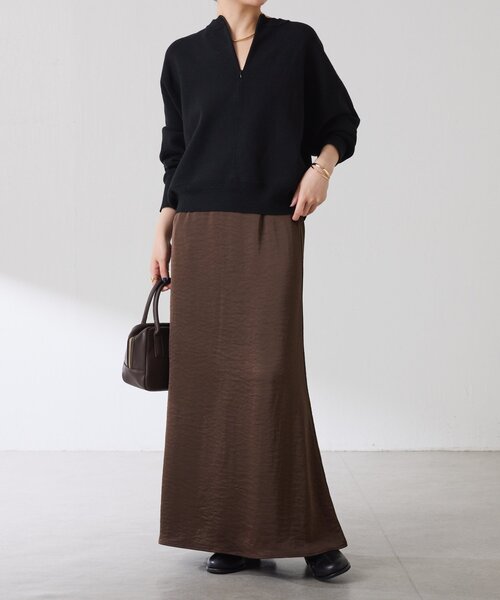 「COLLAGE GALLARDAGALANTE」 長袖ニット FREE ベージュ レディース_画像5