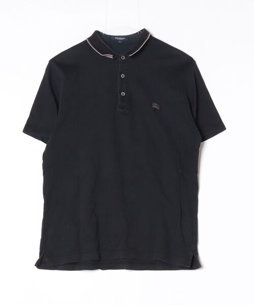 BURBERRY（バーバリー） 半袖ポロシャツ L ブラック メンズ : ZOZOTOWN