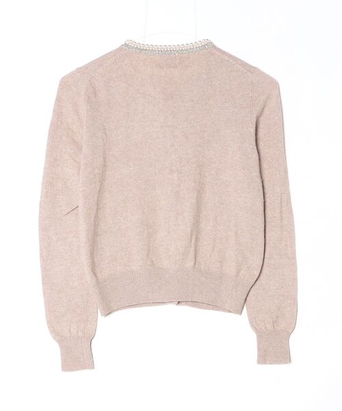 「TIARA」 ニットカーディガン - ベージュ レディース_画像2