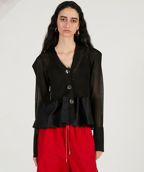 【新品】prank project ペプラムボウトップ ペプラムボウトップ / Peplum Bow Top（シャツ/ブラウス）｜PRANK