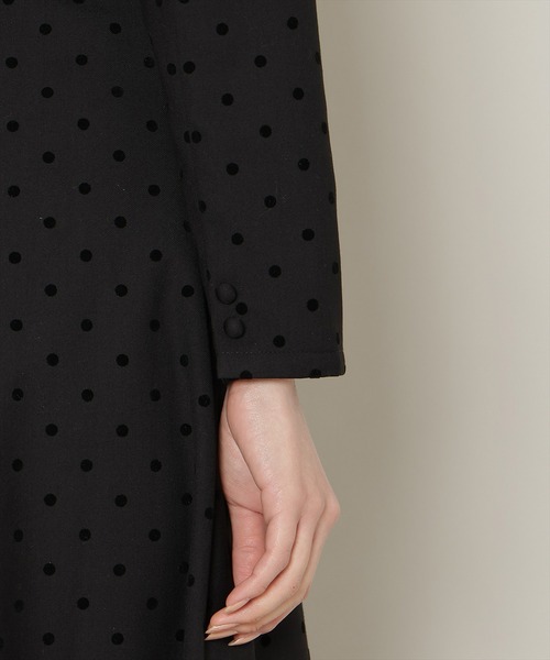 ウィルセレクション フロッキードットワンピース WILLSELECTION（ウィルセレクション） ワンピース ドットフロッキー
