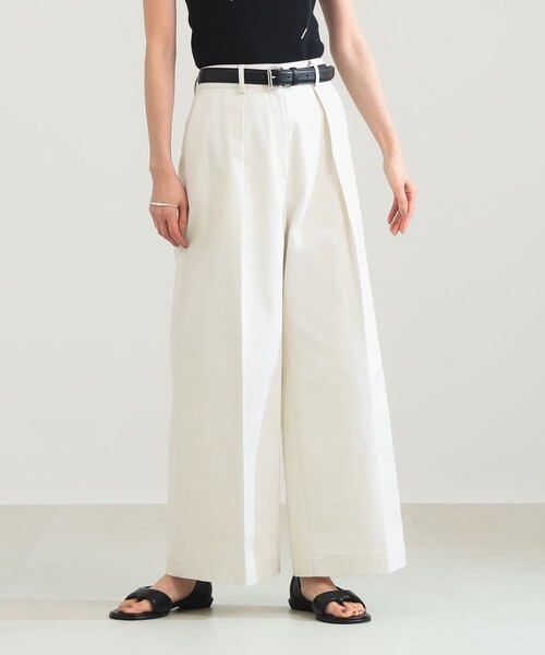 Demi-Luxe BEAMS（デミルクス ビームス） ワイドパンツ チノパン 「8/6