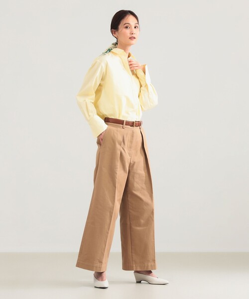 Demi-Luxe BEAMS（デミルクス ビームス） ワイドパンツ チノパン 「8/6