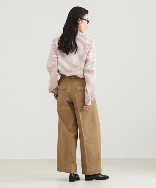 Demi-Luxe BEAMS（デミルクス ビームス） ワイドパンツ チノパン 「8/6