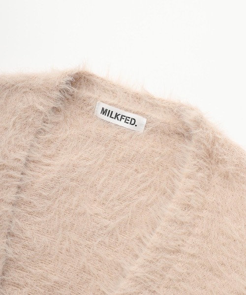 「MILKFED.」 ニットカーディガン ONE SIZE ベージュ レディース_画像7