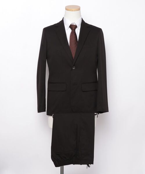 「SHIPS any」 セットアップ MEDIUM ブラック メンズ_画像2