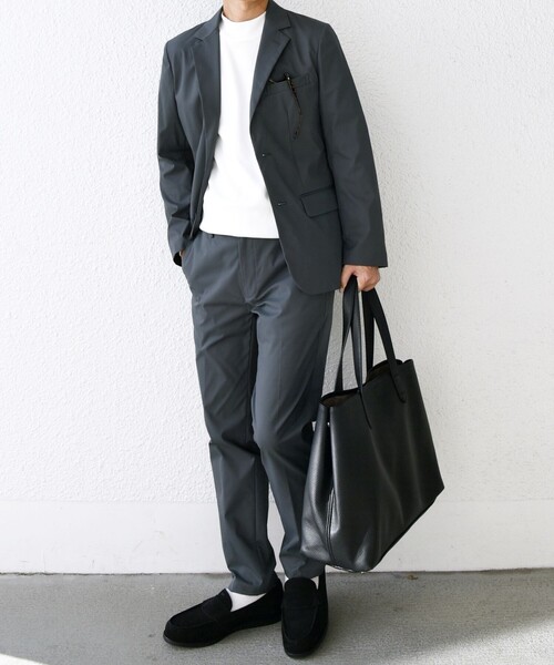 「SHIPS any」 セットアップ MEDIUM ブラック メンズ_画像4