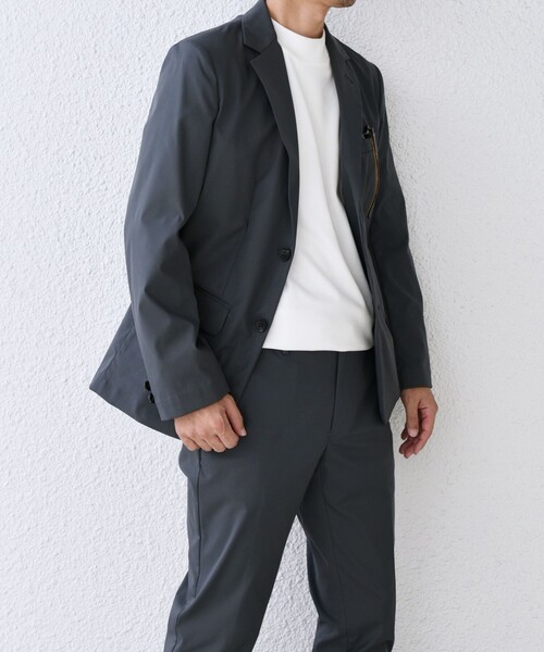 「SHIPS any」 セットアップ MEDIUM ブラック メンズ_画像6