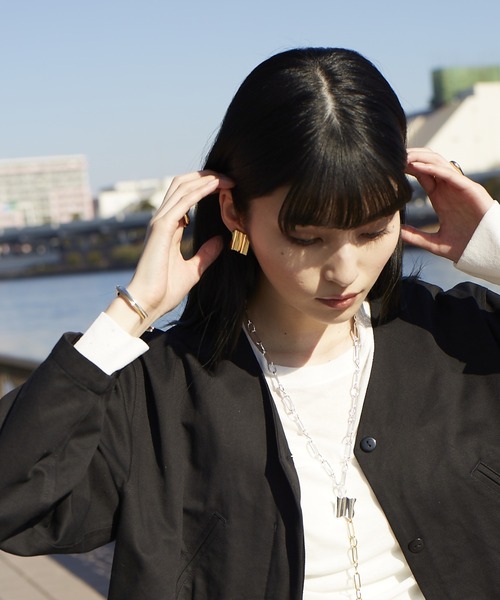 「Nothing And Others」 イヤリング（両耳用） FREE シルバー レディース_画像3