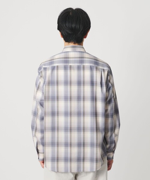 BEAUTY＆YOUTH UNITED ARROWS シャツ 尾州 TW オンブレ チェック