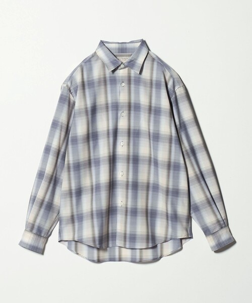 BEAUTY＆YOUTH UNITED ARROWS シャツ 尾州 TW オンブレ チェック