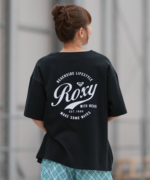 ROXY（ロキシー） tシャツ 半袖 Tシャツ バックプリント ドロップ