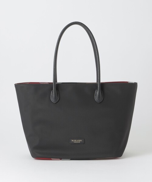 【ユニセックス】大容量✨ ブラックレーベル クレストブリッジ トートバッグ 紺 BLUE LABEL CRESTBRIDGE（ブルーレーベルクレストブリッジ） トート