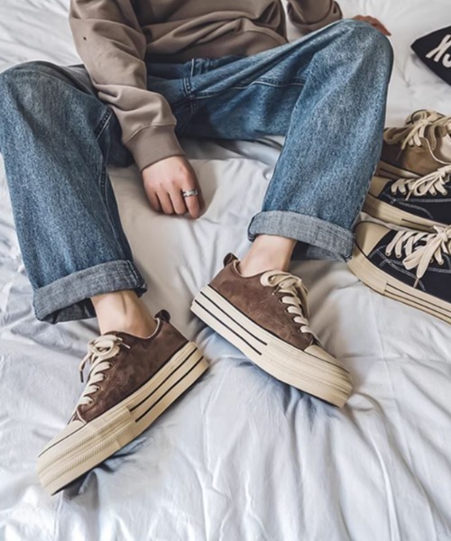 「ROOPTOKYO」 ローカットスニーカー 27 ブラック メンズ_画像6