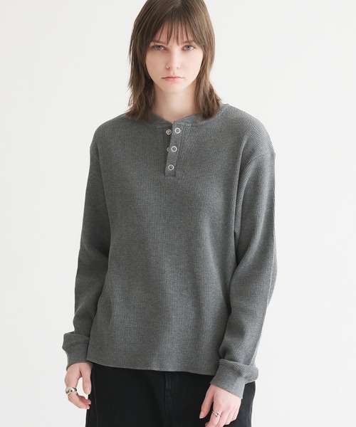selle glant（セレグランテ） ヘンリーネック tシャツ WAFFLE HENLEY T