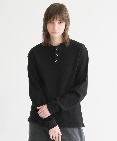 selle glant（セレグランテ） tシャツ WAFFLE HENLEY T-SHIRT/ワッフル