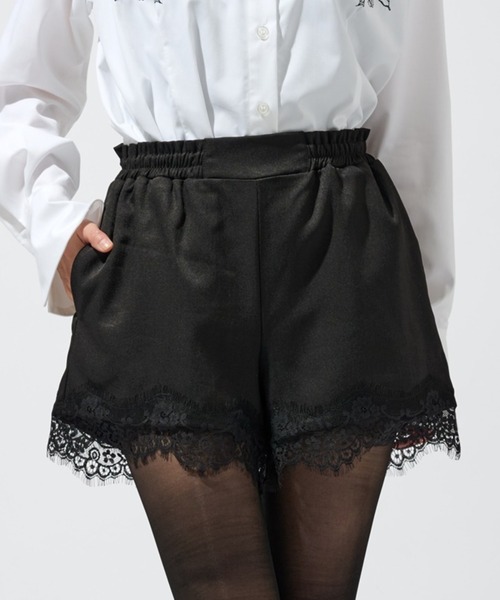Ellno de Mavie（エルノデメヴィ） パンツ レースドッキングショート
