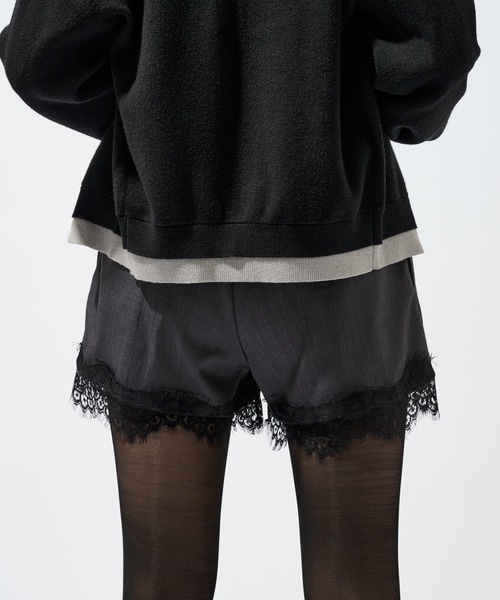 Ellno de Mavie（エルノデメヴィ） パンツ レースドッキングショート