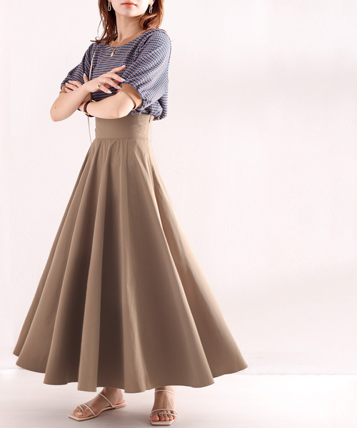 「classicalelf」 フレアスカート X-LARGE アイボリー レディース_画像2