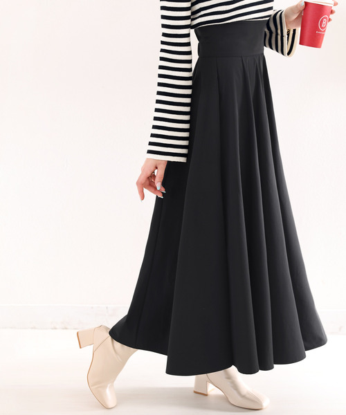 「classicalelf」 フレアスカート X-LARGE アイボリー レディース_画像9