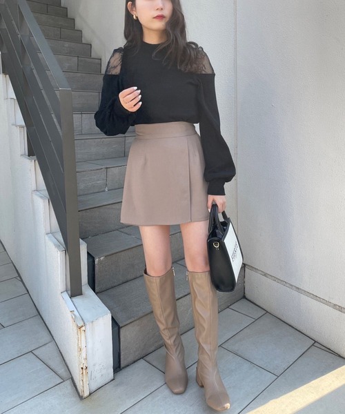 「one after another NICE CLAUP」 ショートパンツ FREE ブラック レディース_画像6