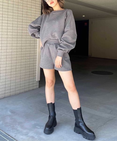 「SPIRALGIRL」 長袖カットソー FREE ブルー レディース_画像9