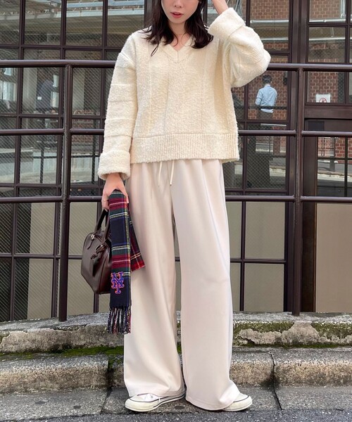 「fredy emue」 長袖ニット 38 ブルー レディース_画像3