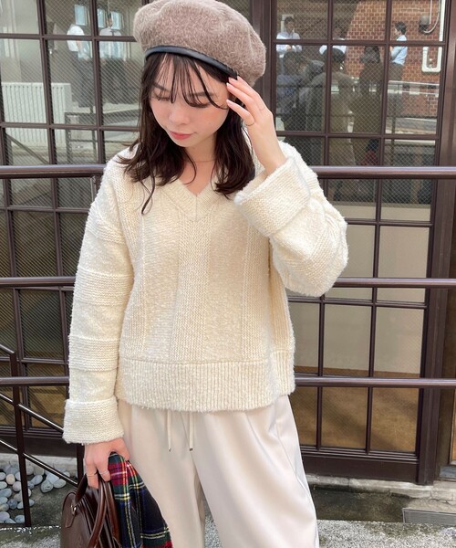 「fredy emue」 長袖ニット 38 ブルー レディース_画像4