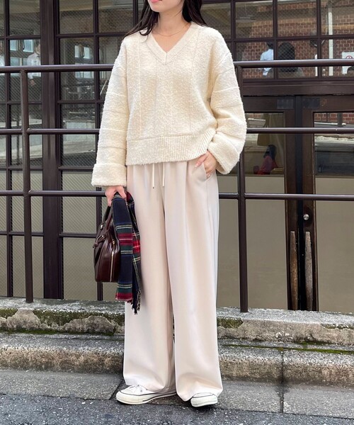 「fredy emue」 長袖ニット 38 ブルー レディース_画像7