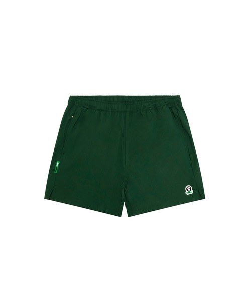 Aape グリーンショートパンツ Sサイズ AAPE BY A BATHING APE（エーエイプバイアベイシングエイプ） パンツ
