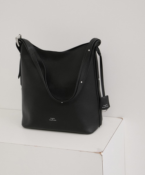トートバッグ 「George Cinq(ジョルジュサンク)」BELED BACKET BAG（L）/WEB限定 レディースの画像