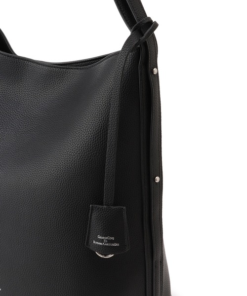トートバッグ 「George Cinq(ジョルジュサンク)」BELED BACKET BAG（L）/WEB限定 レディースの画像