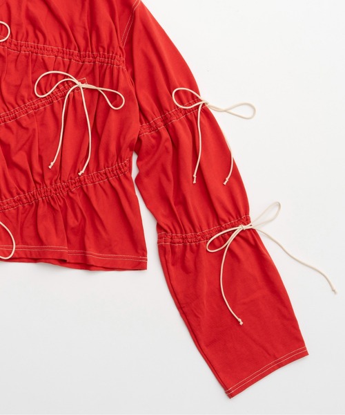 「MAISON SPECIAL」 長袖カットソー FREE ブラック レディース_画像3