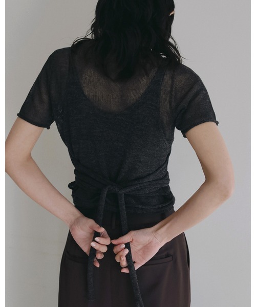 anuke（アンヌーク） ニット セーター Wrapcami Layered Knit