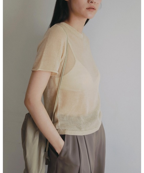 anuke（アンヌーク） ニット セーター Wrapcami Layered Knit
