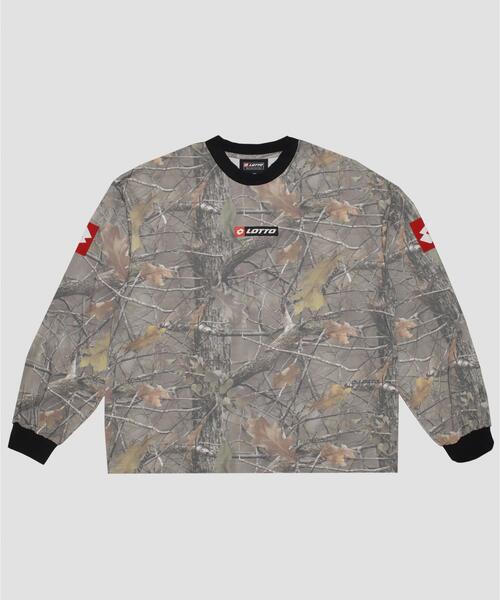 LOTTO（ロット） tシャツ LOTTO TREE CAMO LONG-SLEEVE T-SHIRTS