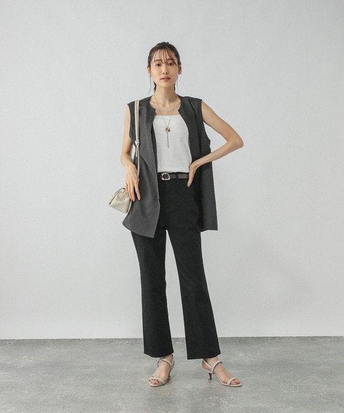 「GLOBAL WORK」 デニムパンツ MEDIUM ブルー レディース_画像2