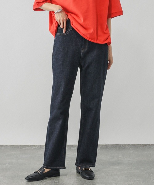 「GLOBAL WORK」 デニムパンツ MEDIUM ブルー レディース_画像8