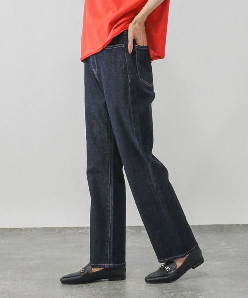 「GLOBAL WORK」 デニムパンツ MEDIUM ブルー レディース_画像9