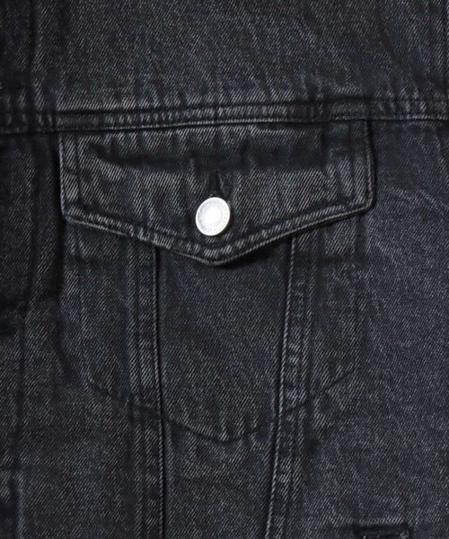 「SITRY」 「NATURAL STORY」デニムジャケット L ブラック メンズ_画像7
