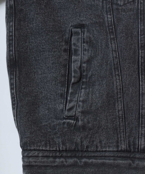 「SITRY」 「NATURAL STORY」デニムジャケット L ブラック メンズ_画像9
