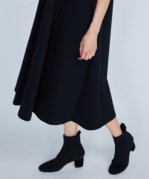 「DOUBLE STANDARD CLOTHING」 ノースリーブワンピース FREE ブラック レディース_画像4