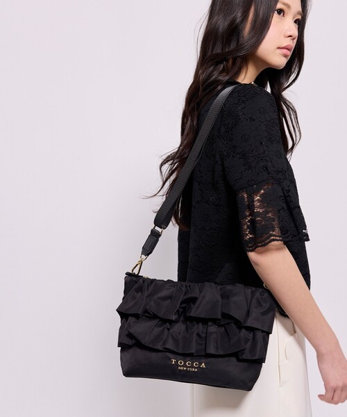 TOCCA（トッカ） ショルダーバッグ F ブラック レディース : ZOZOTOWN